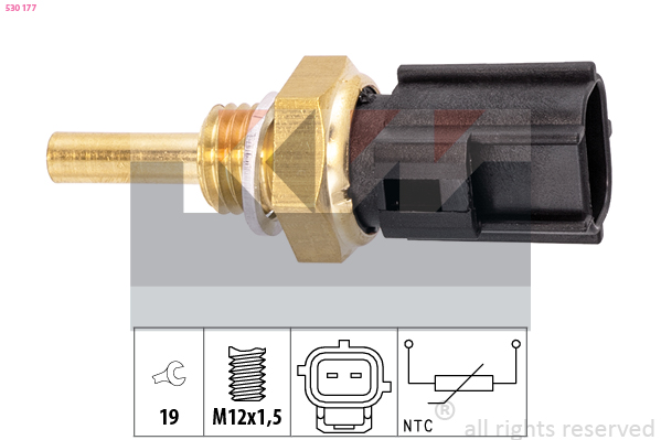 Senzor,temperatura ulei 530 177 KW